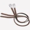 Prestige A17 Non-stretch Stirrup Leathers - Tobacco/White -Equestrian Supply Store a17 leathers tobacco