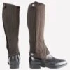 Hy Amara Junior Half Chaps - Brown -Equestrian Supply Store amarachapsbrn 1