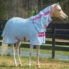 Amigo Bug Rug Pony - Azure/White 2 Amigo Bug Rug Pony - Azure/White -Equestrian Supply Store amigo bug rug pony azure 1rdy