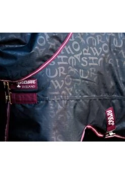 Amigo Hero 600D Ripstop Plus Lite - Navy HW Print/Burgundy 9 Amigo Hero 600D Ripstop Plus Lite - Navy HW Print/Burgundy -Equestrian Supply Store amigo hero ripstop plus hwprint 4rdy