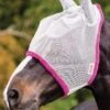 Amigo Fly Mask - Silver/Purple