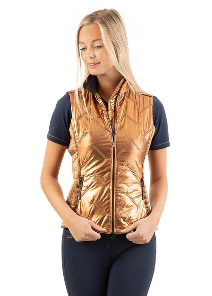 Anky Quilted Waistcoat - Copper 3 Anky Quilted Waistcoat - Copper