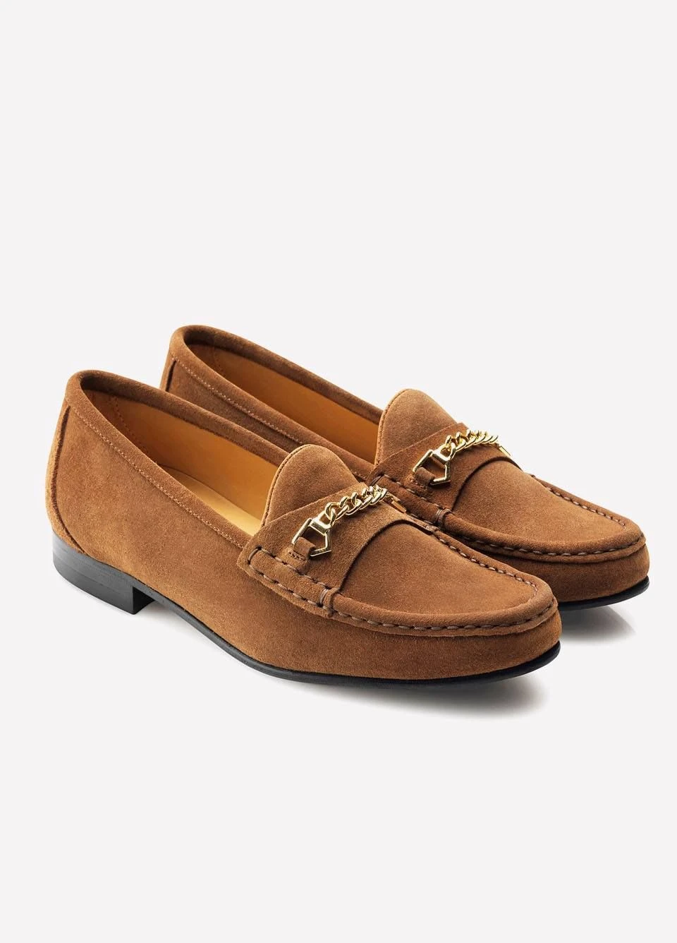 Fairfax & Favor Ladies Suede Apsley Loafers - Tan 3 Fairfax & Favor Ladies Suede Apsley Loafers - Tan