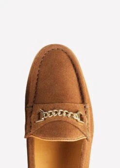 Fairfax & Favor Ladies Suede Apsley Loafers - Tan 10 Fairfax & Favor Ladies Suede Apsley Loafers - Tan -Equestrian Supply Store apsleytan4