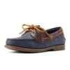Ariat Womens Antigua Boat Shoe - Navy/Chocolate 2 Ariat Womens Antigua Boat Shoe - Navy/Chocolate -Equestrian Supply Store ariat antigua navy choc 1rdy