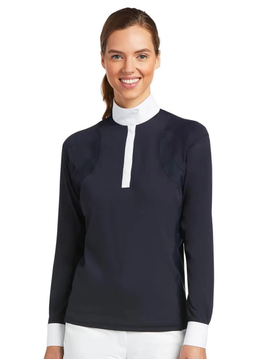 Ariat Auburn L/S Show Shirt - Navy 3 Ariat Auburn L/S Show Shirt - Navy