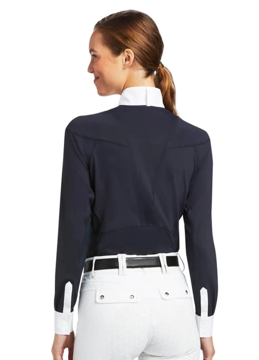 Ariat Auburn L/S Show Shirt - Navy 4 Ariat Auburn L/S Show Shirt - Navy - Image 2