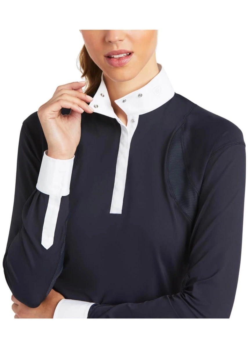 Ariat Auburn L/S Show Shirt - Navy 5 Ariat Auburn L/S Show Shirt - Navy - Image 3