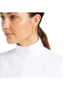 Ariat Auburn L/S Show Shirt - White 7 Ariat Auburn L/S Show Shirt - White -Equestrian Supply Store ariat auburn show shirt white 3rdy