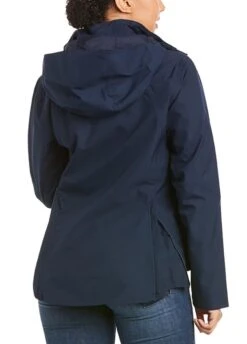 Ariat Womens Coastal Waterproof Jacket - Navy -Equestrian Supply Store ariat coastal jacket navy 2rdy