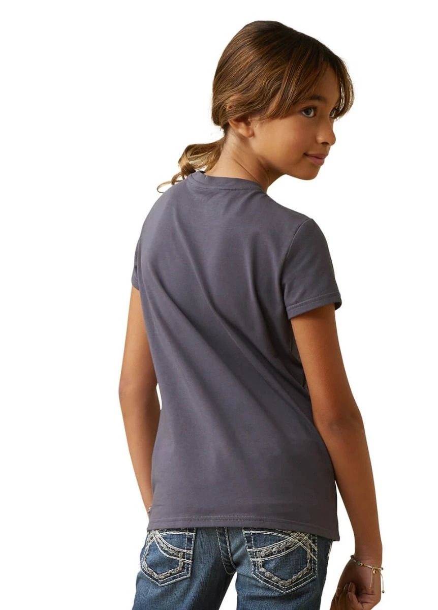 Ariat Youth Cuteness T-Shirt - Periscope 4 Ariat Youth Cuteness T-Shirt - Periscope - Image 2