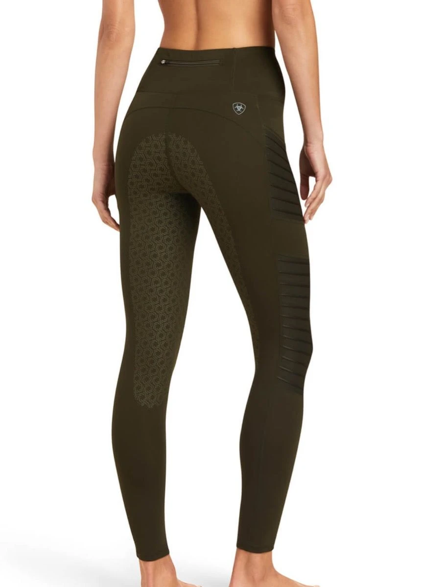 Ariat EOS Moto Full Seat Tights - Forest Mist 4 Ariat EOS Moto Full Seat Tights - Forest Mist - Image 2