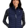 Ariat Ideal Down Vest - Navy Eclipse -Equestrian Supply Store ariat ideal vest eclipse 1rdy