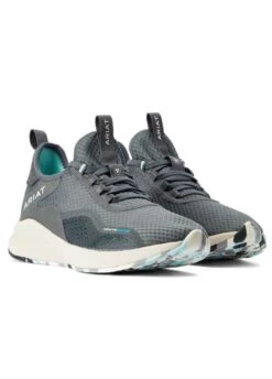 Ariat Womens Ignite Waterproof Trainer - Steel Blue -Equestrian Supply Store ariat ignite steel blue 3rdy