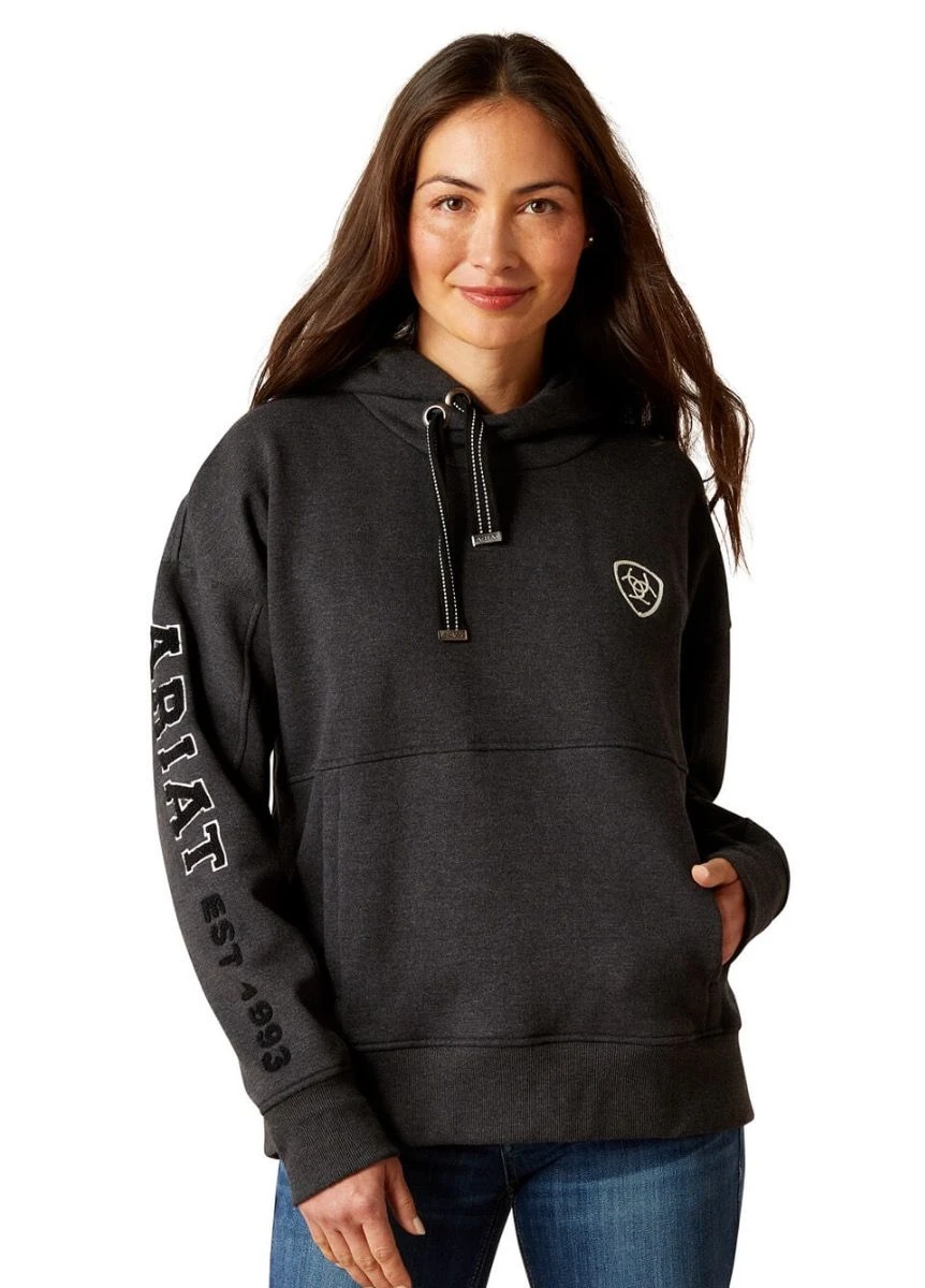 Ariat Rabere Hoodie - Charcoal 3 Ariat Rabere Hoodie - Charcoal