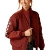 Ariat Women's Insulated Stable Jacket - Fired Brick -Equestrian Supply Store ariat stable jacket brick 1rdy