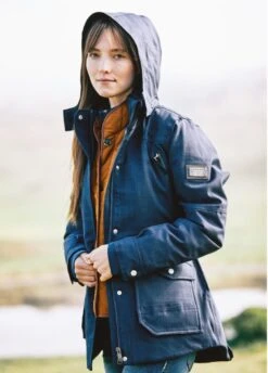 Ariat Sterling Parka - Navy Heather 7 Ariat Sterling Parka - Navy Heather -Equestrian Supply Store ariat sterling parka navy 3rdy