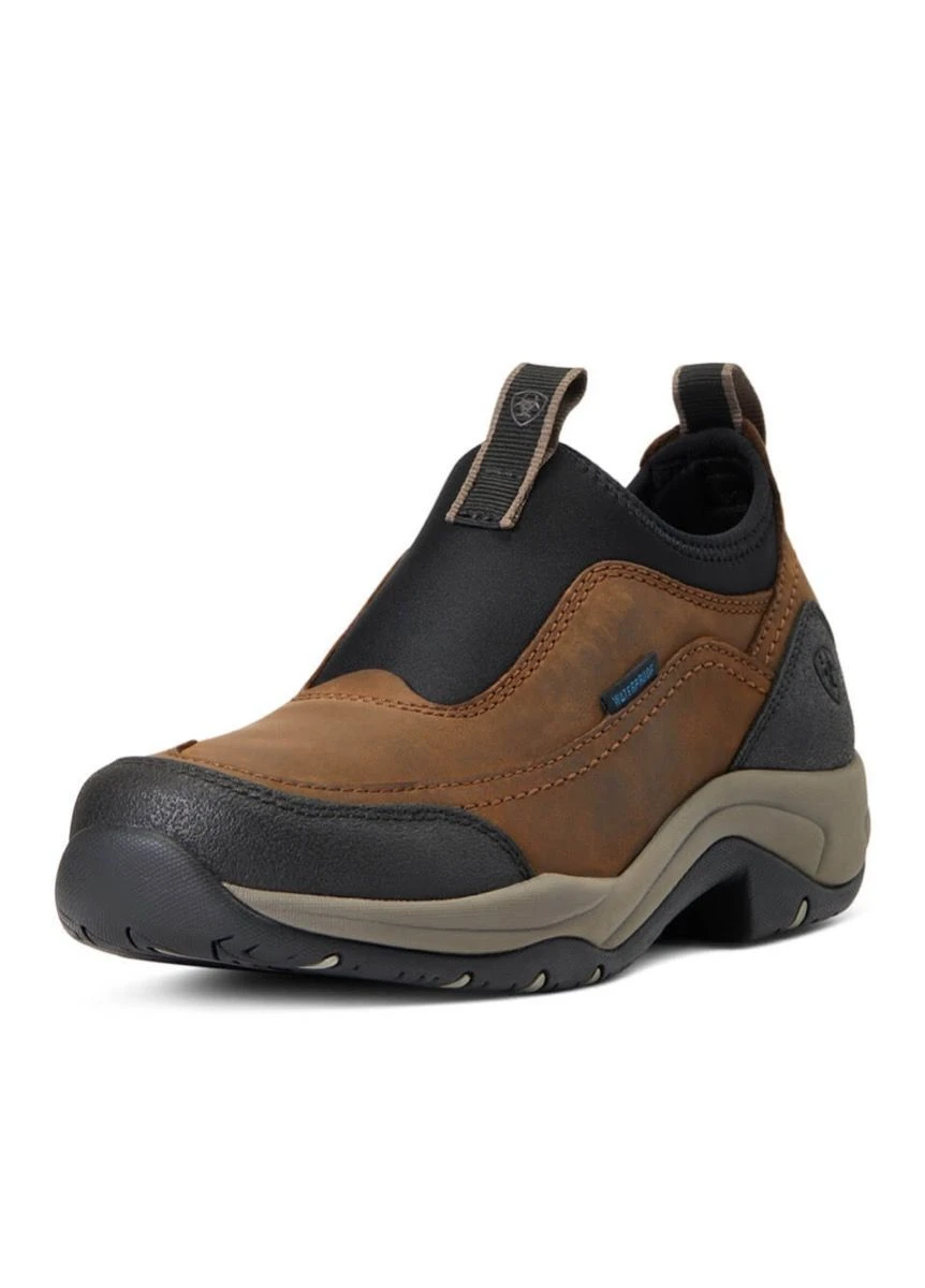 Ariat Womens Terrain Ease Waterproof Boot - Oily Distressed Brown 3 Ariat Womens Terrain Ease Waterproof Boot - Oily Distressed Brown