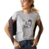 Ariat Toile T-Shirt - Heather Grey 1 Ariat Toile T-Shirt - Heather Grey -Equestrian Supply Store ariat toile grey 1rdy