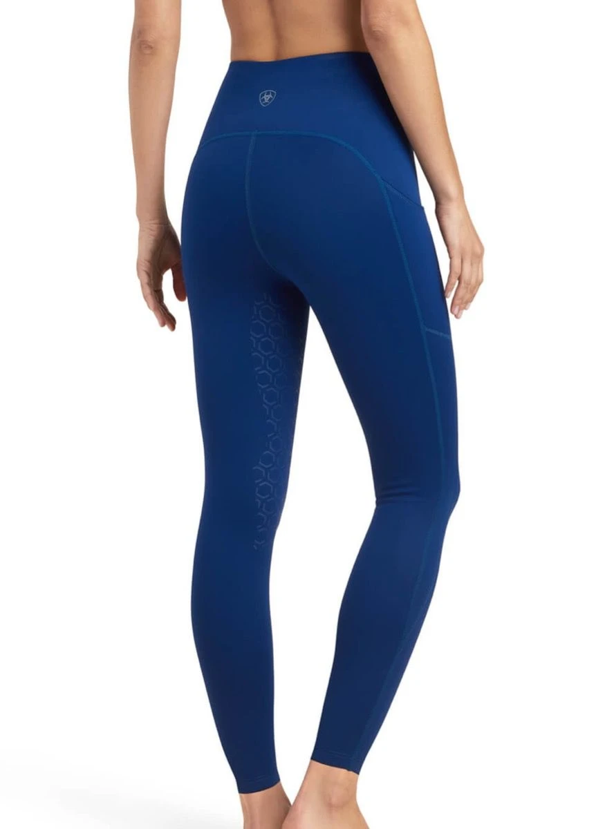 Ariat Venture Thermal Tights - Estate Blue 4 Ariat Venture Thermal Tights - Estate Blue - Image 2
