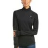 Ariat Facet Base Layer - Black -Equestrian Supply Store ariatfacetlsbaseblackrdy