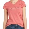 Ariat Womens 3D Logo T-Shirt - Amaranth -Equestrian Supply Store ariatlogoteeamaranth2rdy