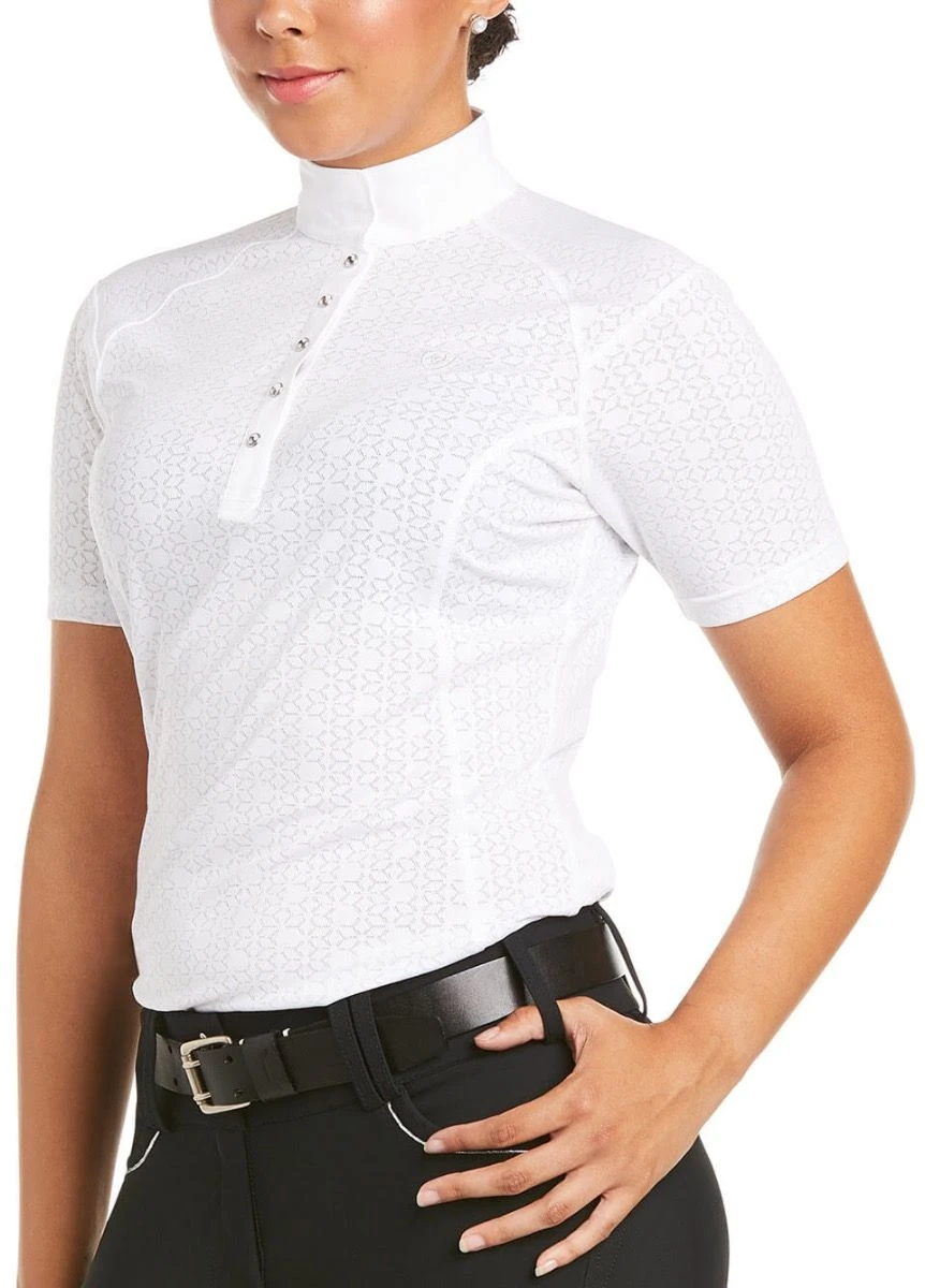 Ariat Showstopper 3.0 Show Shirt - White 3 Ariat Showstopper 3.0 Show Shirt - White