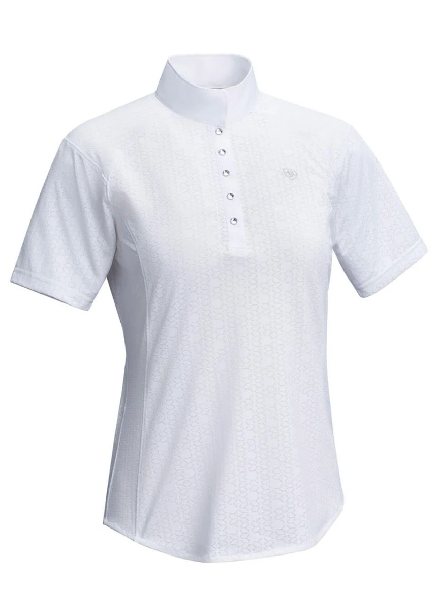 Ariat Showstopper 3.0 Show Shirt - White 5 Ariat Showstopper 3.0 Show Shirt - White - Image 3