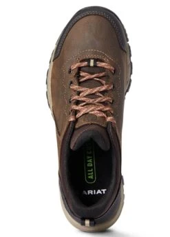 Ariat Womens Skyline H2O Low Lace Shoe - Distressed Brown -Equestrian Supply Store ariatskylinelowh2obrown6rdy