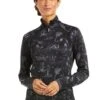 Ariat Sunstopper 2.0 1/4 Zip Baselayer - Black Toile -Equestrian Supply Store ariatsunstopper1 4zipinkrdy