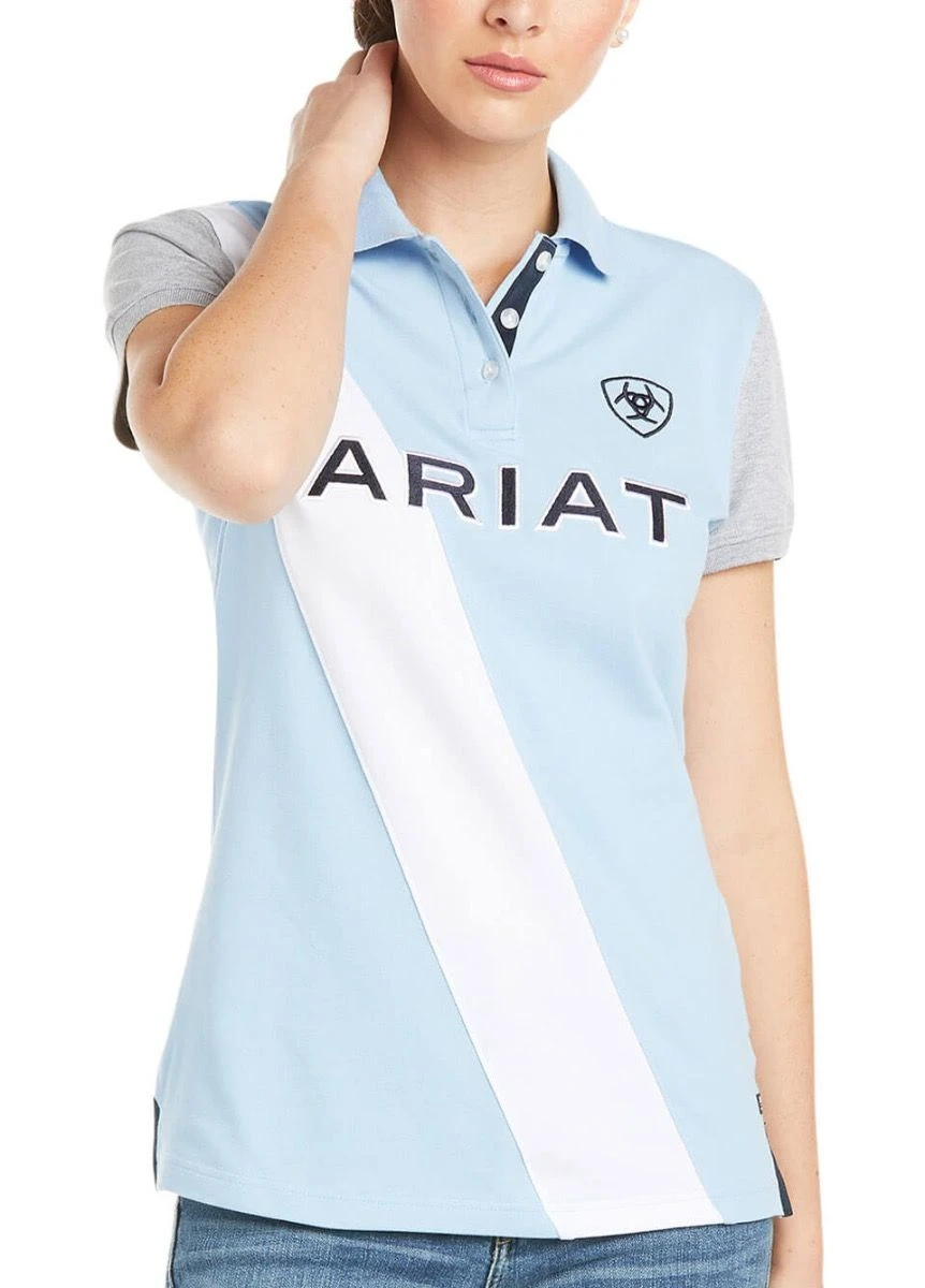 Ariat Taryn Polo - Blue Bell 3 Ariat Taryn Polo - Blue Bell