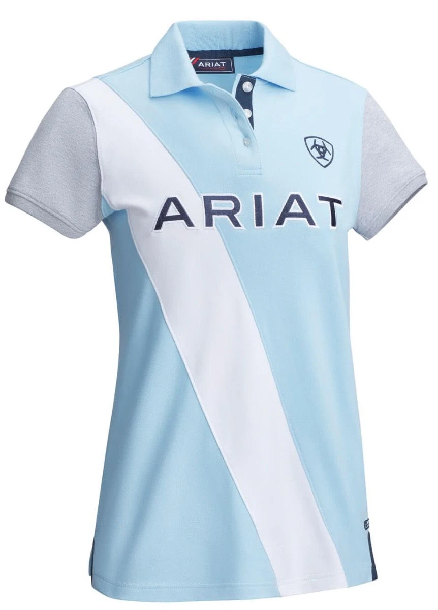 Ariat Taryn Polo - Blue Bell 5 Ariat Taryn Polo - Blue Bell - Image 3