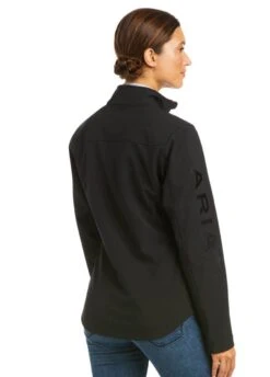 Ariat Womens New Team Softshell Jacket - Black -Equestrian Supply Store ariatteamsoftshelljacketblack2rdy
