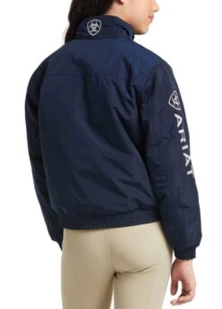 Ariat Kids Stable Jacket - Navy -Equestrian Supply Store ariatyouthstablejacketnavy2rdy
