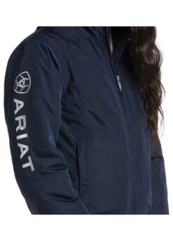 Ariat Kids Stable Jacket - Navy -Equestrian Supply Store ariatyouthstablejacketnavy3rdy