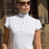 Equetech Womens Bella Competition Shirt - White 2 Equetech Womens Bella Competition Shirt - White -Equestrian Supply Store bellafrrdy