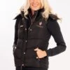 Blackfort Equestrian Puffa Hooded Gilet - Black/Rose Gold 2 Blackfort Equestrian Puffa Hooded Gilet - Black/Rose Gold -Equestrian Supply Store bf puffa gilet black 1rdy 2