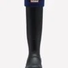 Hunter Original Tall Boot Socks - Navy 2 Hunter Original Tall Boot Socks - Navy -Equestrian Supply Store bootsocknavy1