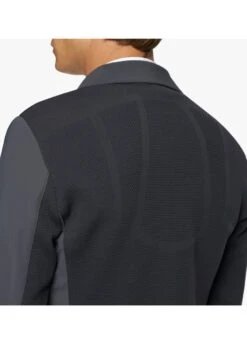 Cavalleria Toscana Mens R-EVO Competition Jacket - Grey -Equestrian Supply Store cavallera toscana revo jacet grey 5rdy