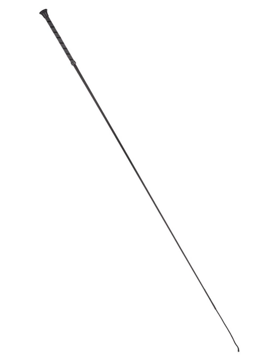 Country Direct DR7 Rubber Thread Dressage Whip - Black 2 Country Direct DR7 Rubber Thread Dressage Whip - Black