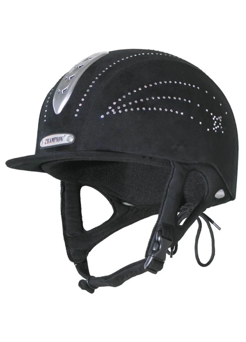 Champion Junior X-Air Star Plus Hat - Black/Crystal 3 Champion Junior X-Air Star Plus Hat - Black/Crystal
