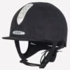 Champion Junior X-Air Dazzle Plus Riding Hat - Black -Equestrian Supply Store champion xair dazzle black1