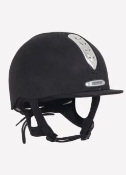 Champion Junior X-Air Dazzle Plus Riding Hat - Black -Equestrian Supply Store champion xair dazzle black2