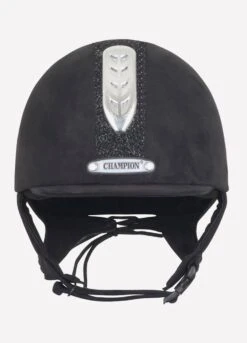 Champion Junior X-Air Dazzle Plus Riding Hat - Black -Equestrian Supply Store champion xair dazzle black3