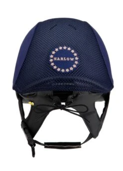 Charles Owen Harlow MS1 Pro Skull Helmet - Navy/Rose Gold -Equestrian Supply Store charles owen harlow navy rose 3rdy
