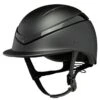 Charles Owen Luna Riding Helmet - Black/Black Gloss -Equestrian Supply Store charles owen luna hat black black gloss 1rdy
