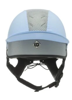 Charles Owen This Esme JS1 Pro Riding Helmet - Silver -Equestrian Supply Store charlesowenesmesilver2rdy