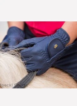 Roeckl Roeck-Grip Chester Glove - Navy -Equestrian Supply Store chesternvyrdy