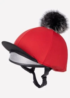 LeMieux Hat Silk - Chilli Red -Equestrian Supply Store chillisilk3