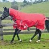 WeatherBeeta ComFiTec Classic Combo Neck Lite - Red/Silver/Navy -Equestrian Supply Store classiclitecombordy